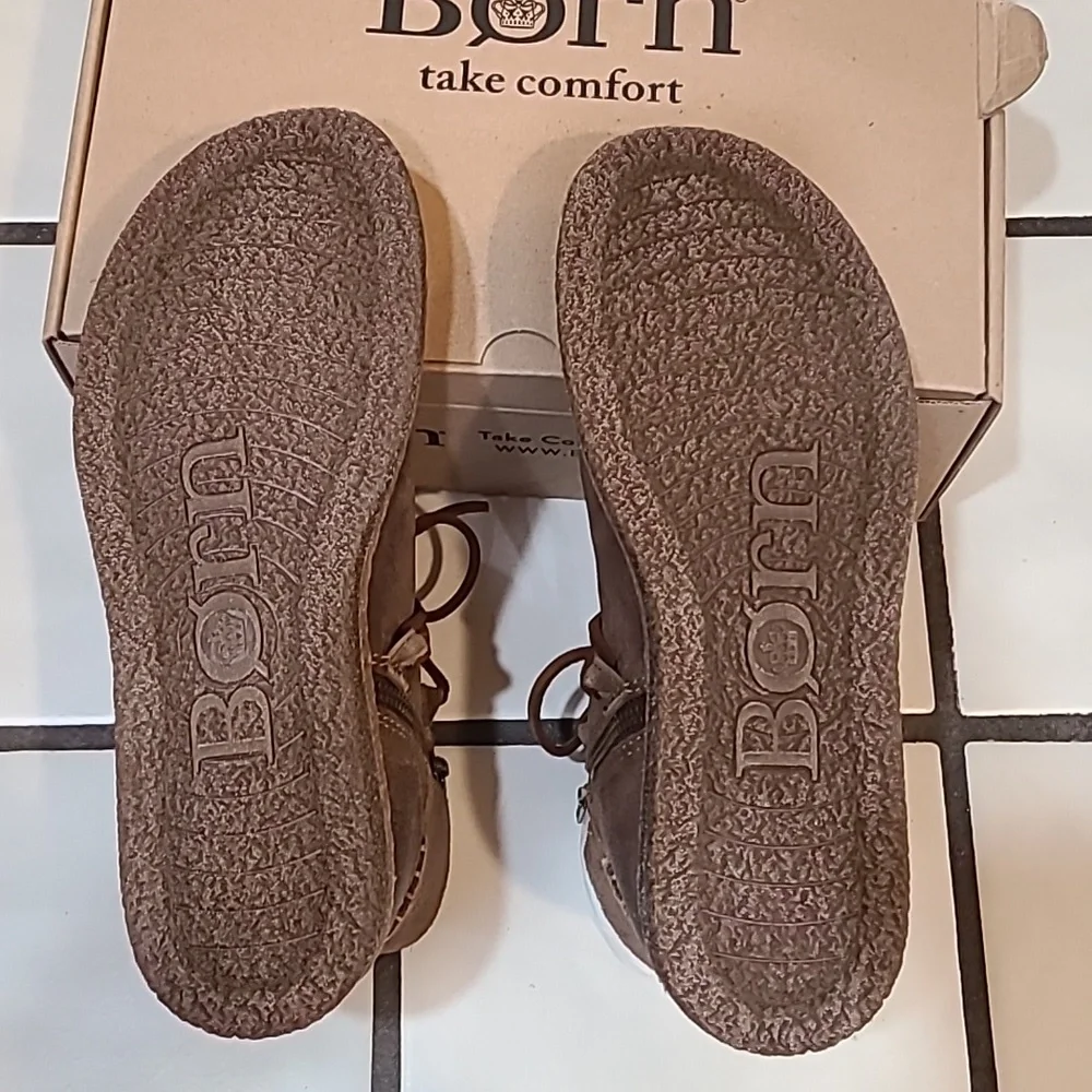 Born Brown Ankle Boots - Picture 3 of 11